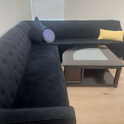 Sofa, Dining Table + 6 Chairs, Coffee Table 