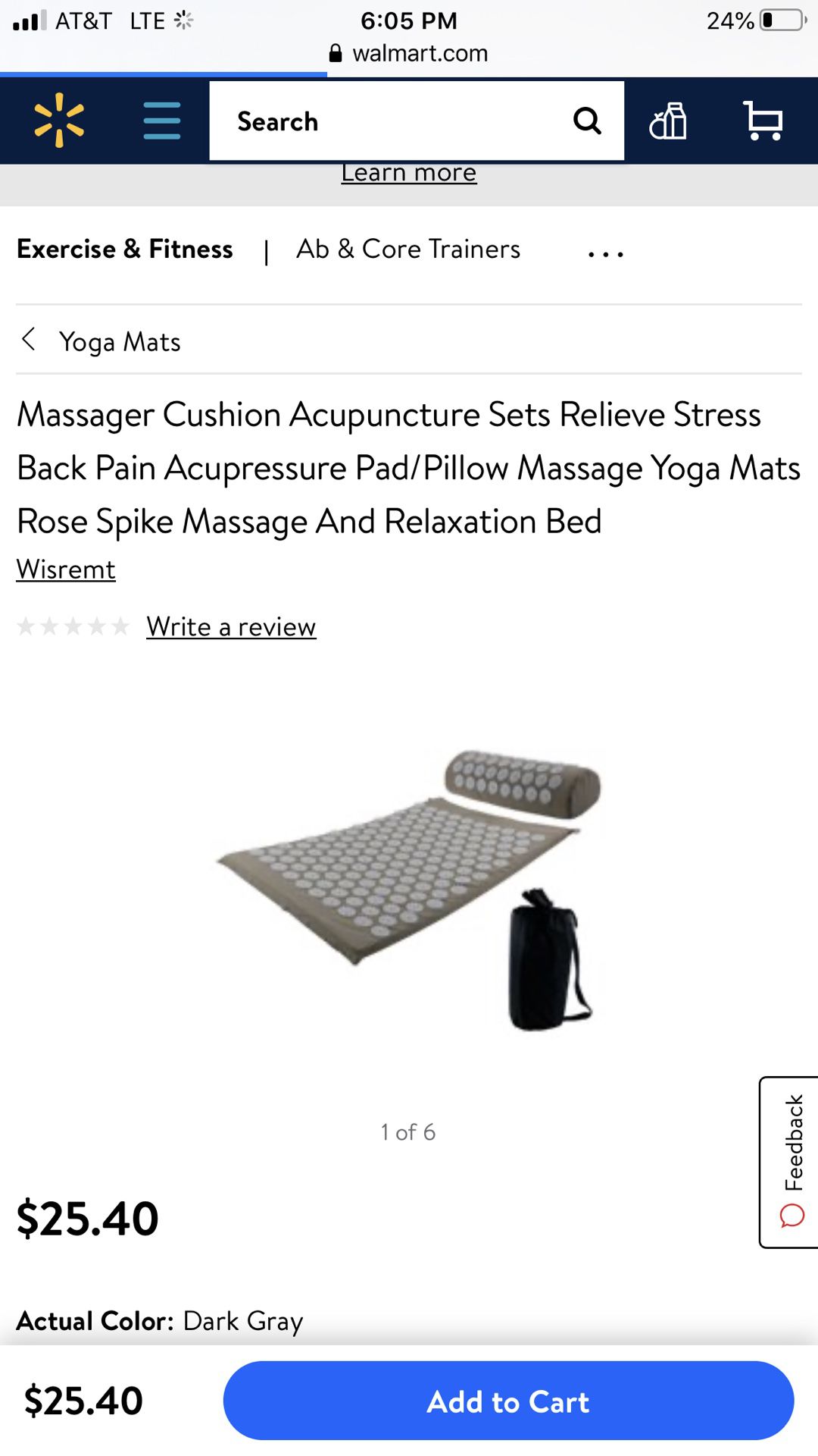 HEALTH TOUCH Acupuncture Massage Mat