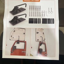 Off-road Half Door & Hard Top Hangers For Wrangler JL & gladiator JT