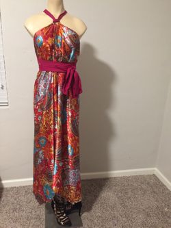 Grecian silk dress