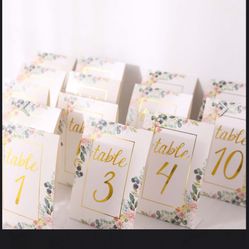 Table Numbers 