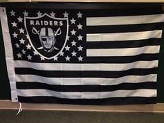 Brand new Oakland Raiders flag 3x5ft.