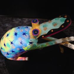 Vintage 1930's Traditional Mexican Folk Art Sculpture Signed Inocencio Vásquez Melchor 6"×11"