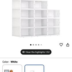 New Shoe Storage Boxes READ DESCRIPTION