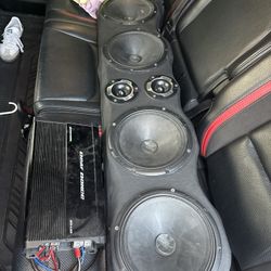 Deaf Bounce Amp and Speaker rack