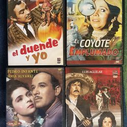 🎬 Classic Mexican Cinema DVD Bundle – 4 Classic Films - $5