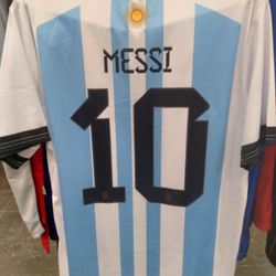 Messi Jersey Sizes L Thru 3X Brand New In Plastic