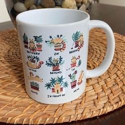 Coffee Tea Mug Cat Plant just $3 xox