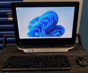 HP TouchSmart (contact info removed)t All in One TouchScreen 22" 1080P Desktop PC i3 4GB 1TB HDD Windows 11