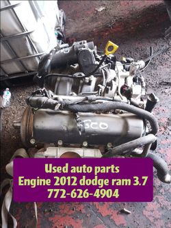 Engine 2012 dodge ram 3.7