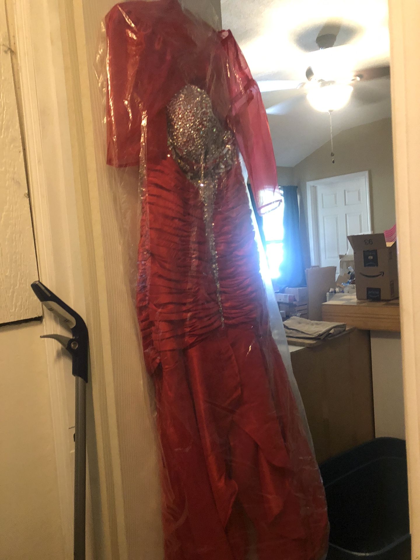 Red Mermaid Dress