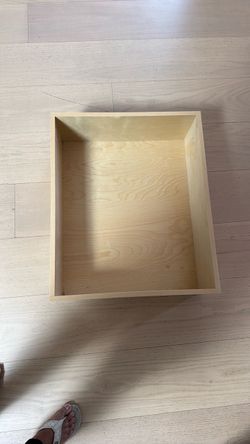 Natural Wood Storage drawer