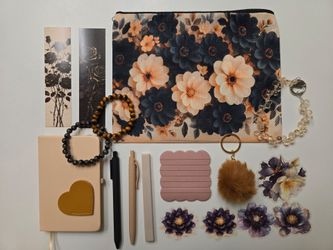 Floral Stationery & Accessories Gift Set
