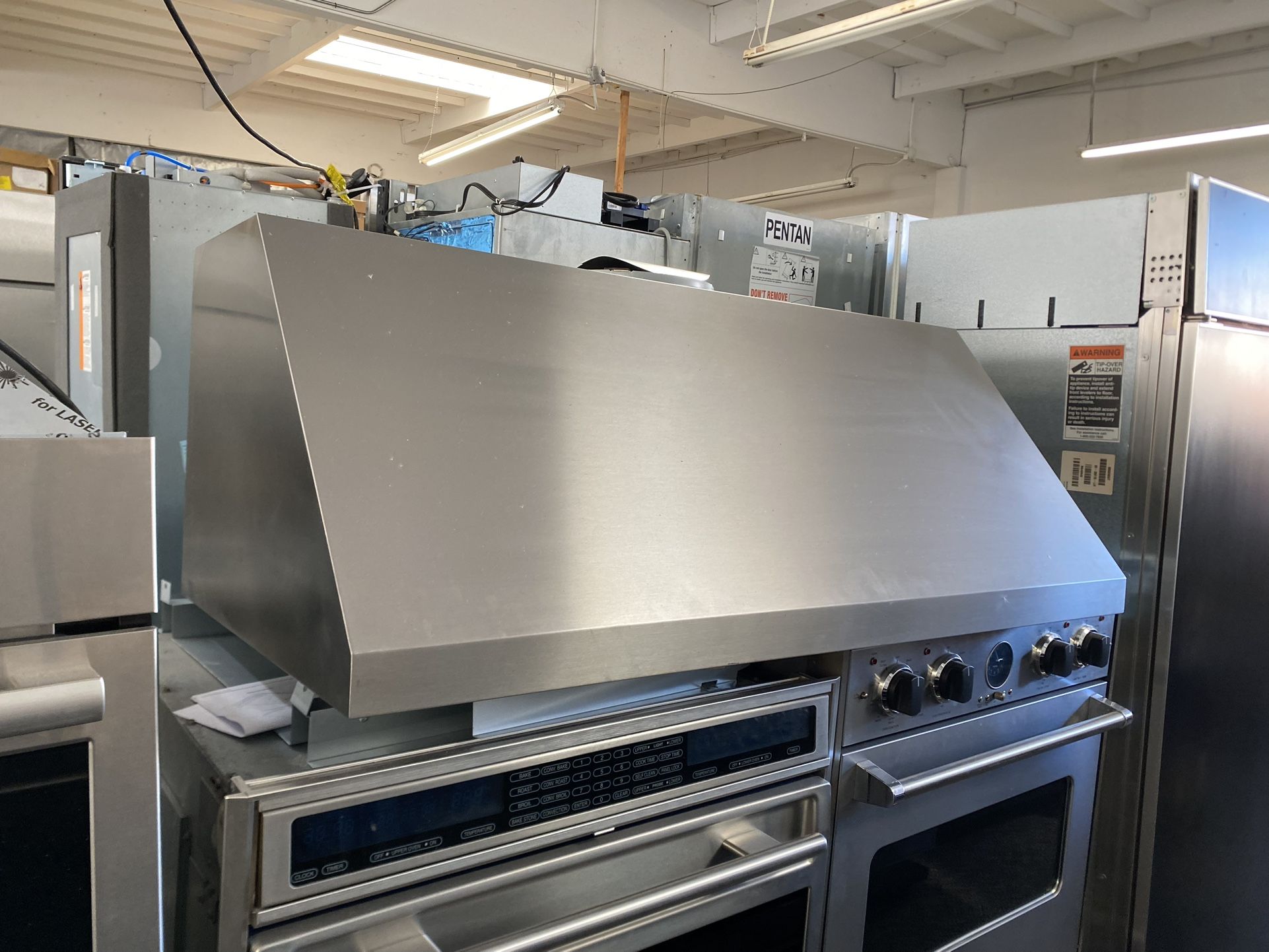 Jenn Air 48” Wall Mount Rage Hood 