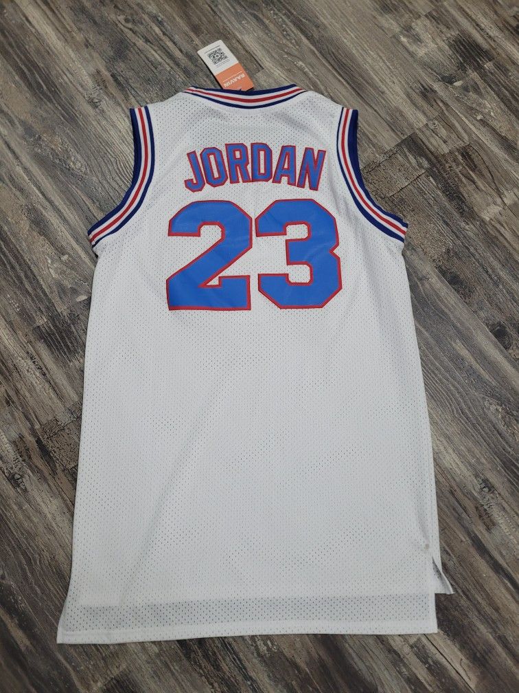 New Michael Jordan #23 Tune Squad Looney Tunes Space Jam Jersey Men’s Size M