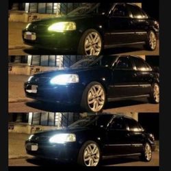 LED Headlight Or Fog Upgrade Super Bright Hyper White ,Luces Blanco Azul H3 H1 Hb4 9005 H11,5k,6k