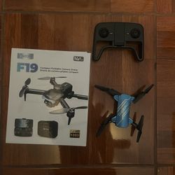 New drone with a used drone on the side