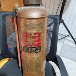 Antique fire extinguisher complete