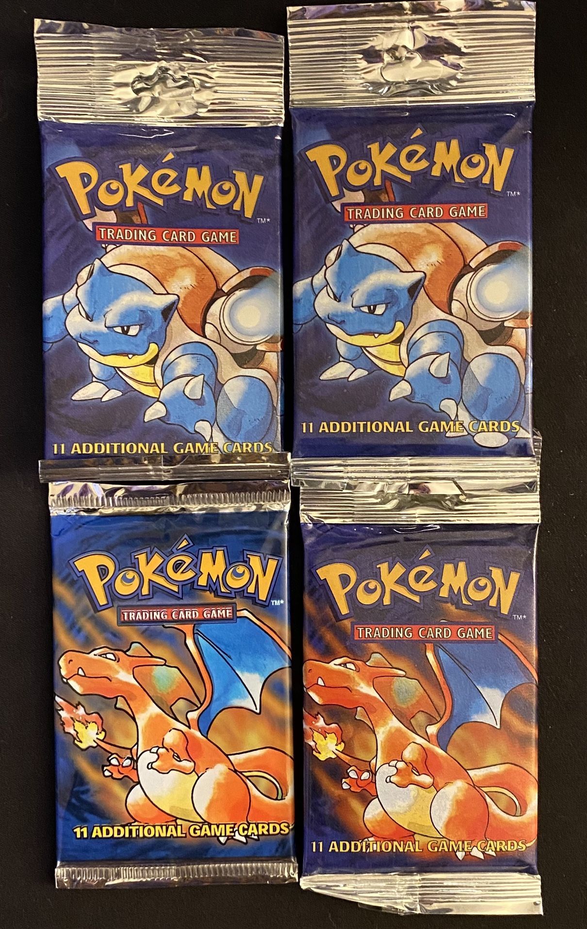 1999 Pokemon Base Set Booster Pack (1) WOTC - Charizard Art - Factory
