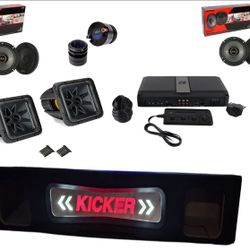 NEW CUSTOM BOX BASS PACKAGE VOICE PACKAGE KICKER AUDIO SILVERADO OR SIERRA 2019-2025
