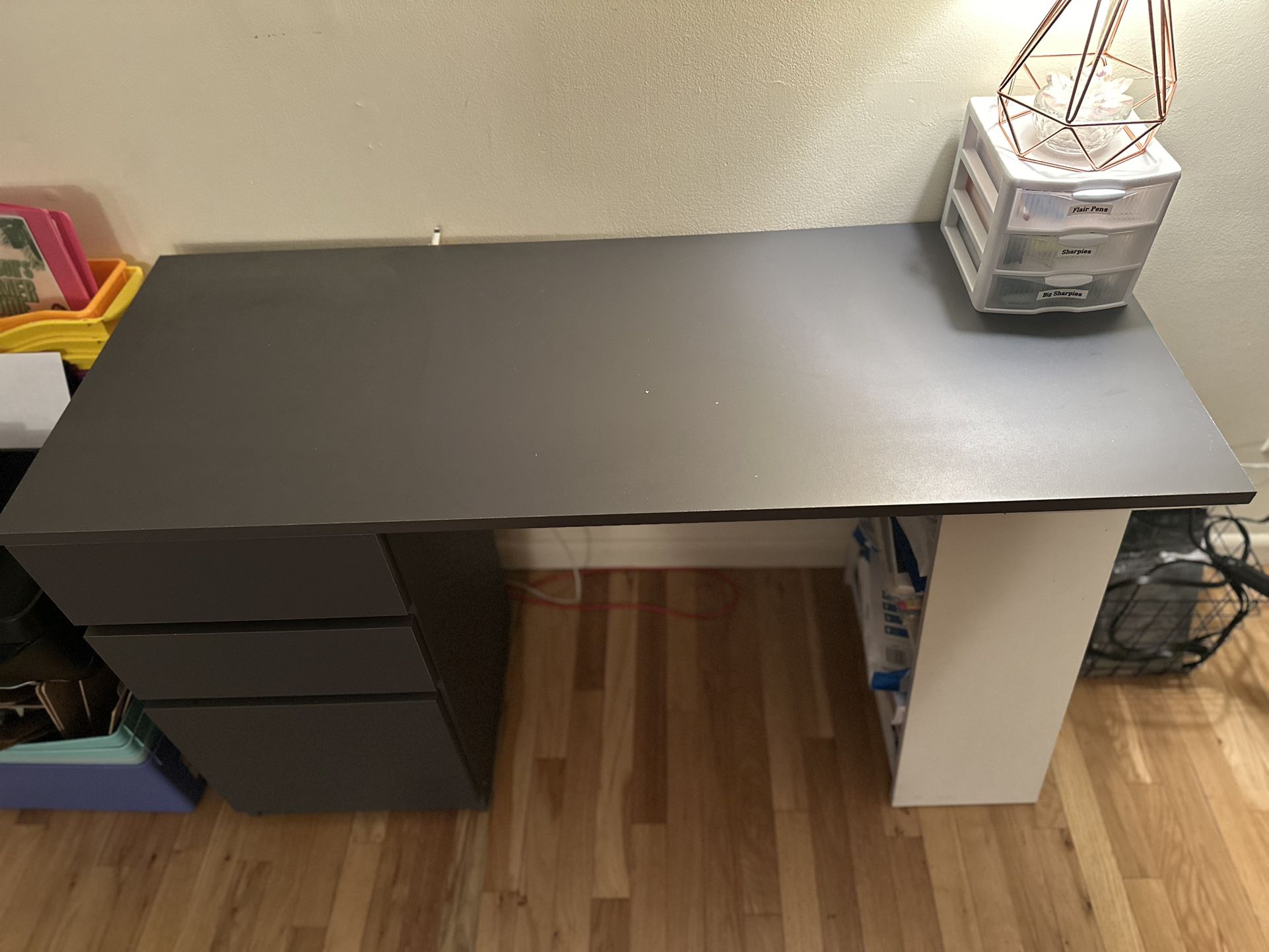 Gray Computer Desk