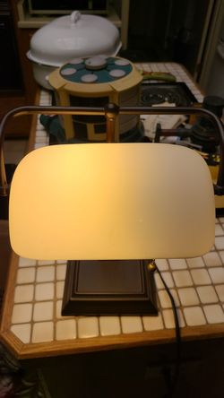 Beautiful desk lamp in copper