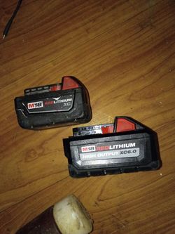 m18 xc battery & m18 xc6.0 battery(BRAND NEW)