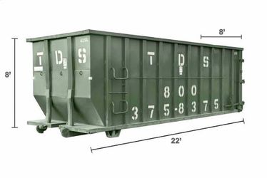 Mobile Trash Trailer for Move Out
