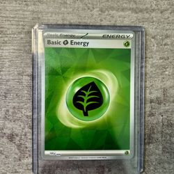 Pokémon Basic Green Energy Holo 