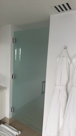 Glass door
