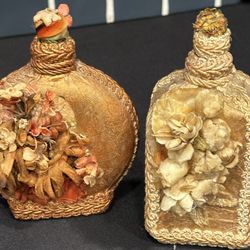 19th Century Set of Decorative Perfume Bottles with a Victorian look for any Posh Home. 