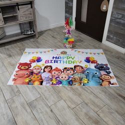 Cocomelon Backdrop And Small Decoration