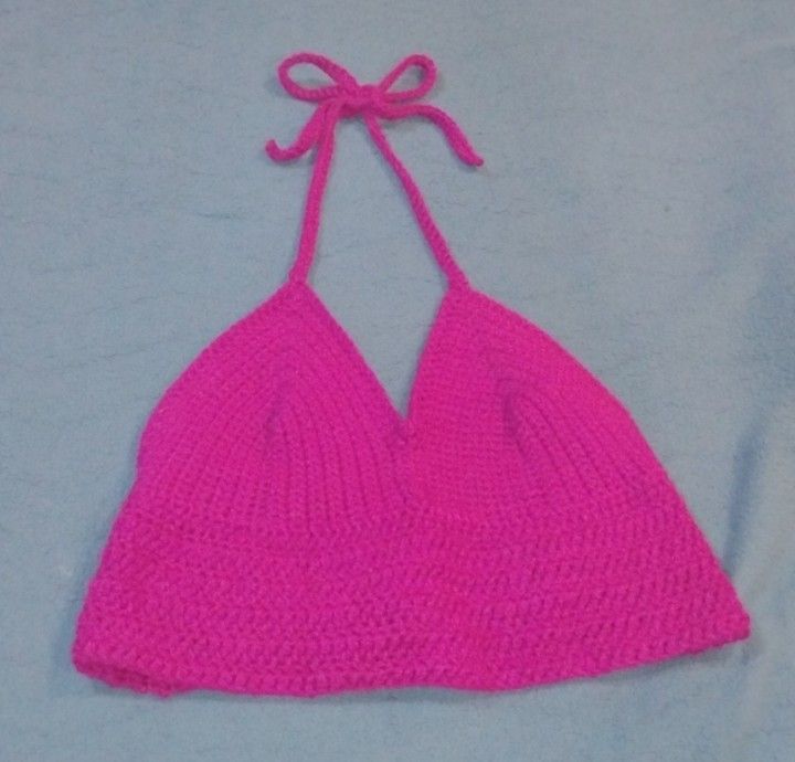 Violet Crochet Halter Top