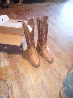 10 1/2 Nocona Ostrich Boots