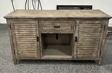 Rustic Media Console Table