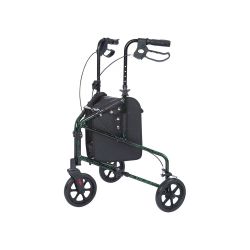 NEW In Box - RALLY LITE - ALUMINUM 3 WHEEL WALKER WITH TOTE Green Retails $169