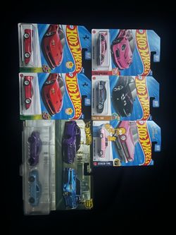Hot wheels for sale Ferraris, skyline, Homer car, Porsche 911, and dodge 2 pack
