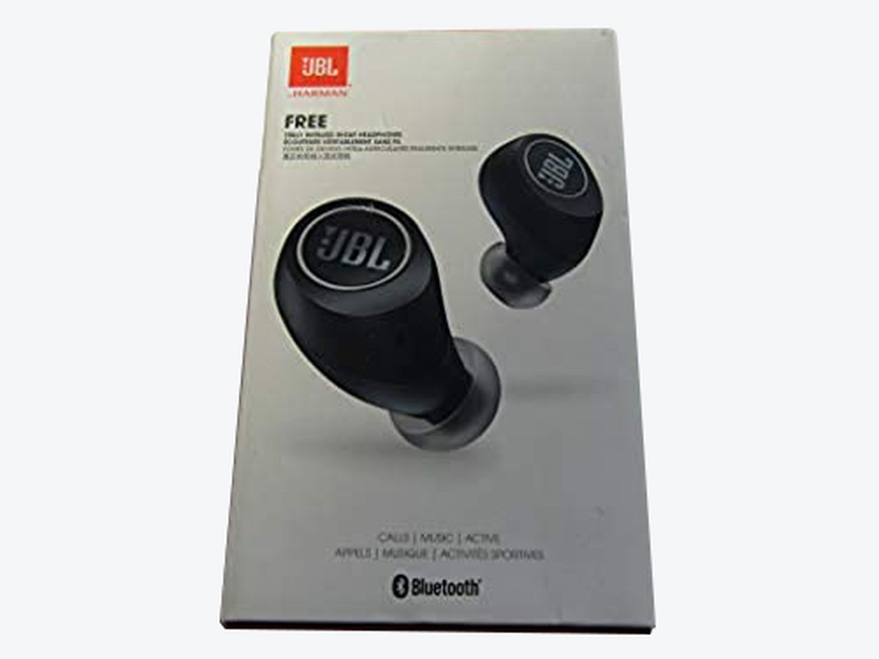 JBL Free Truly Wireless In-Ear Headphones (Black) LN  