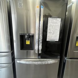 LRFOC2606S Counter Depth Max Refrigerator With Dual Ice Maker Now $1399 MSRP$3499