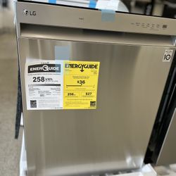 LG DISHWASHER IN STAINLESS STEEL 