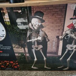 NEW Musical Skeleton Duet 2 animated skeletons brand new