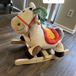 Kids Toys: Rocking Horse, Dancing Penguin, Cocomelon Booster, Caterpillar Plushie