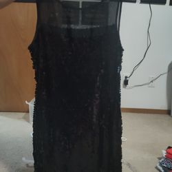 Women's Size Small Black Cocktail Sequin Dress