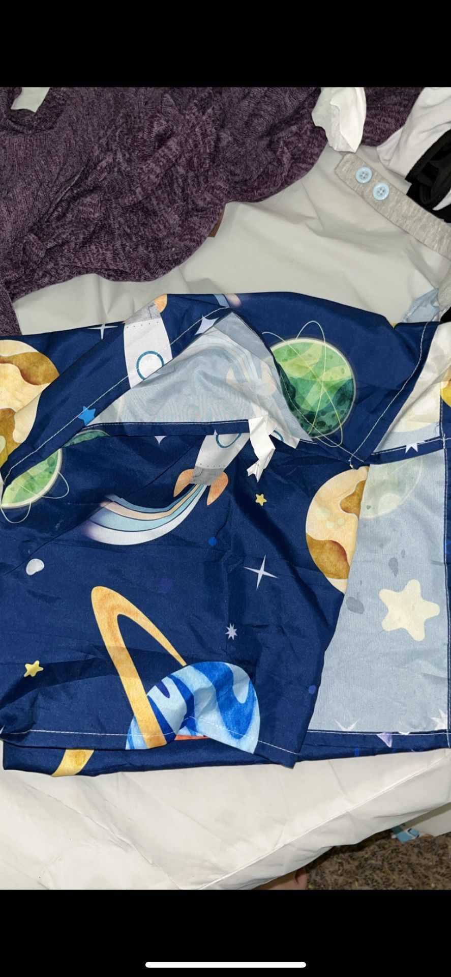 Outer Space Toddler Bedding