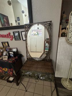 Entrance table and Mirror