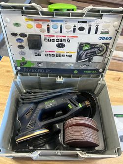 Festool RO125 with accessories