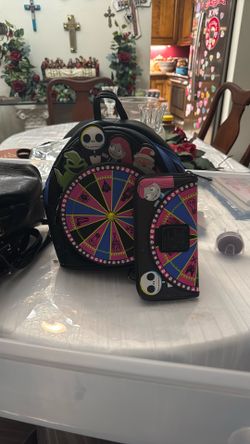 Nightmare Before Christmas Backpack And Wallet