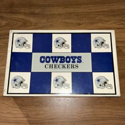 Cowboys Checkers Board Game 