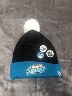 San Jose Sharks Beanie With Pins 