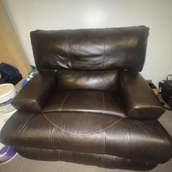 Recliner Leather Couch